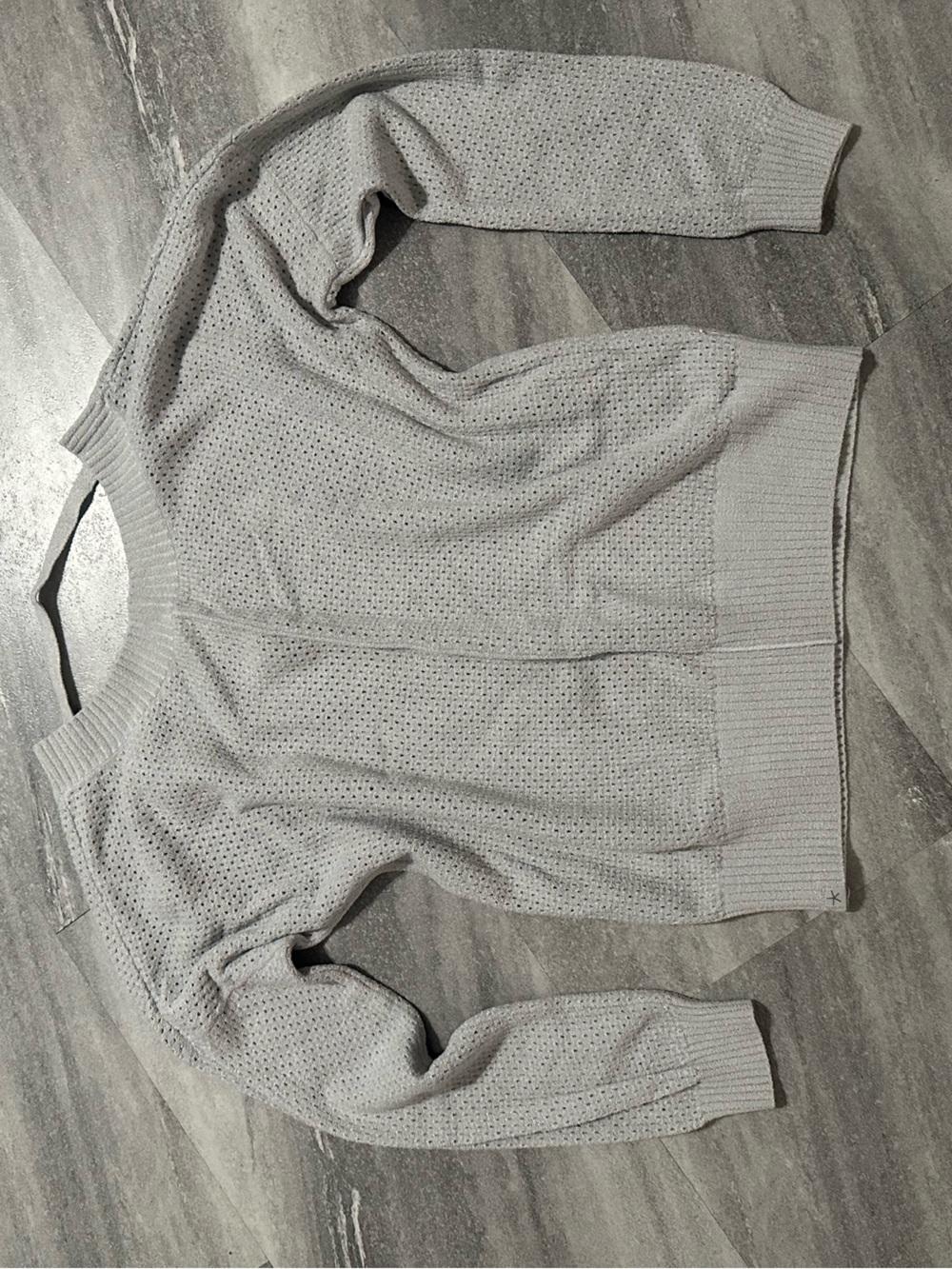 Barefoot Dreams CozyChic Ultra Lite Pointelle Pullover Sweater M